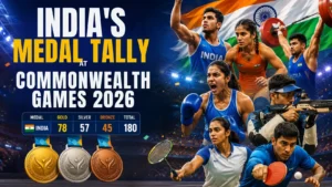 India’s Medal Tally at Commonwealth Games 2026