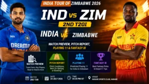IND vs ZIM 2nd T20I: Match Preview, Pitch Report, Playing 11 & Fantasy XI