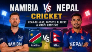 Namibia vs Nepal Cricket: Head-to-Head, Records, Players & Match Previews