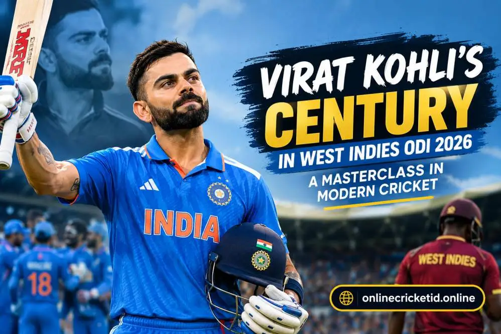 Virat Kohli's Century in West Indies ODI 2026